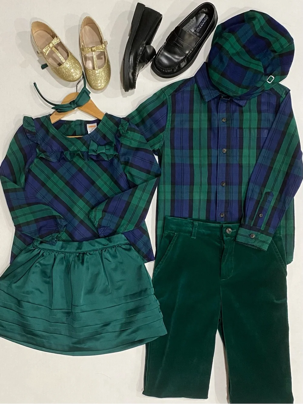 Gymboree Boys ‘Nutcracker’ Green Holiday Outfit: Shirt, Pants, and Hat Size 7